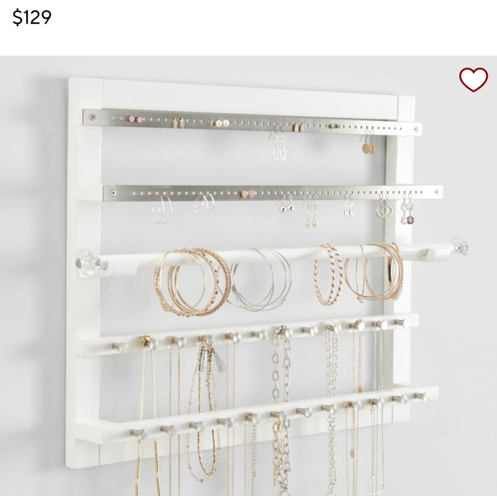 Pottery barn jewelry organizer